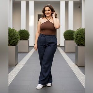 H&M Chocolate Brown Women's Bodysuit